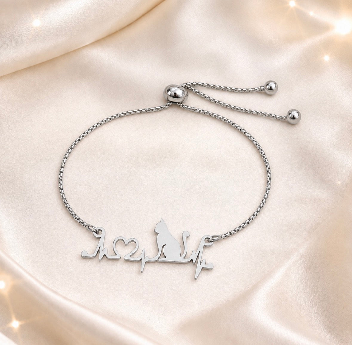 Purrfect Heartbeat Bracelet