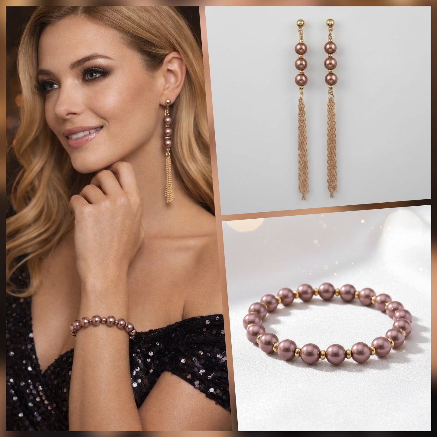 Luminous Glass Pearl Duo