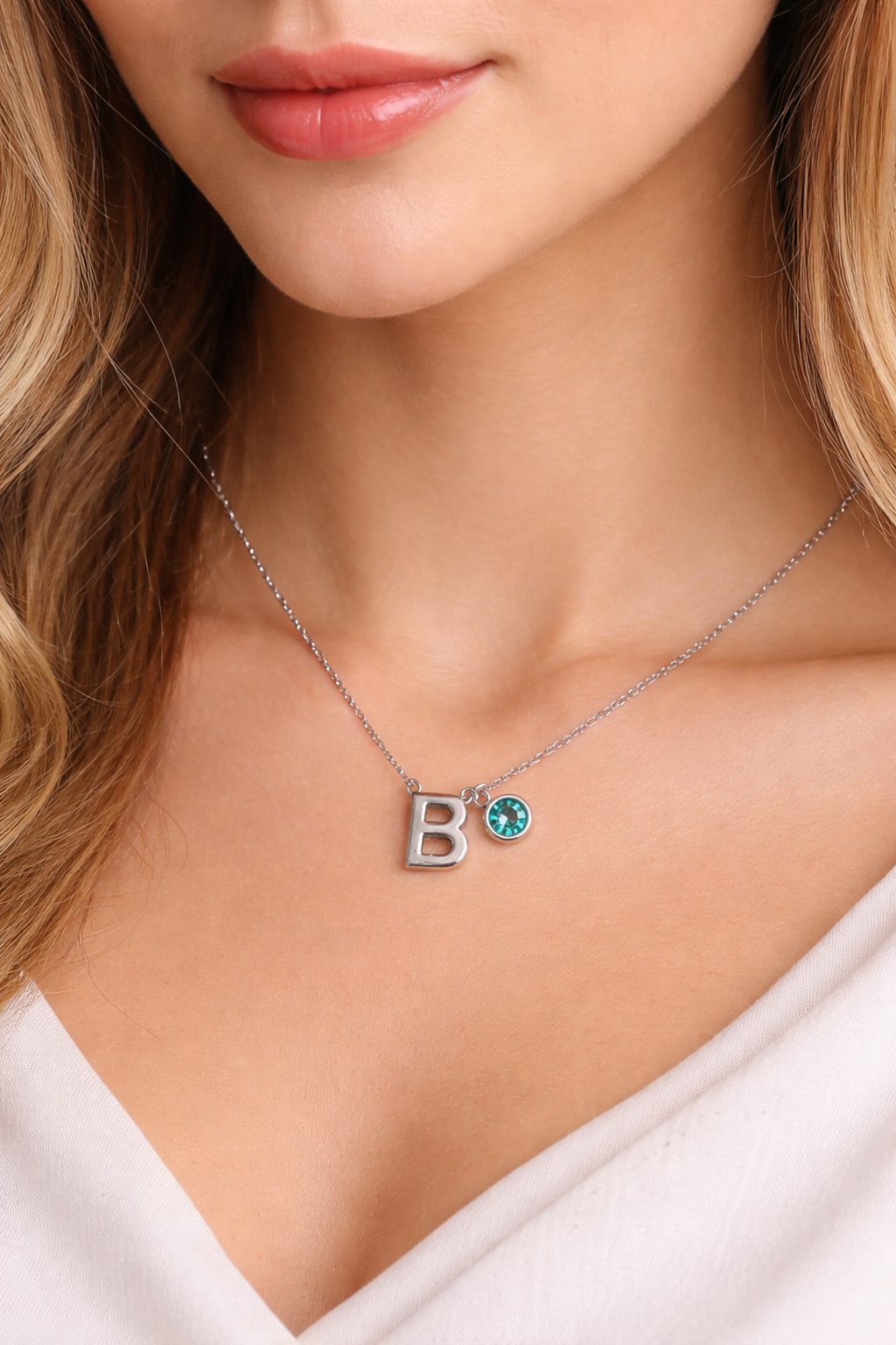 Glowstone Initial Necklace