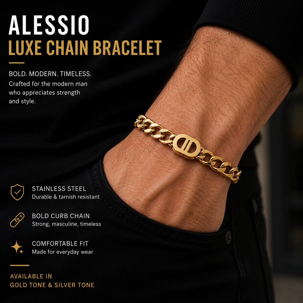 Alessio Luxe Chain Bracelet