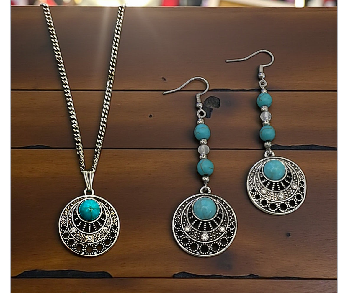 Flora’s Necklace and Earring Set