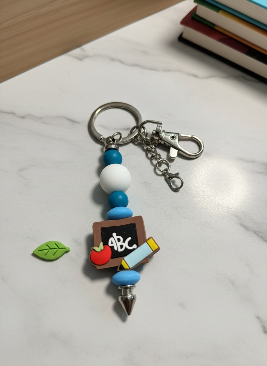 ABC Chalkboard Keychain