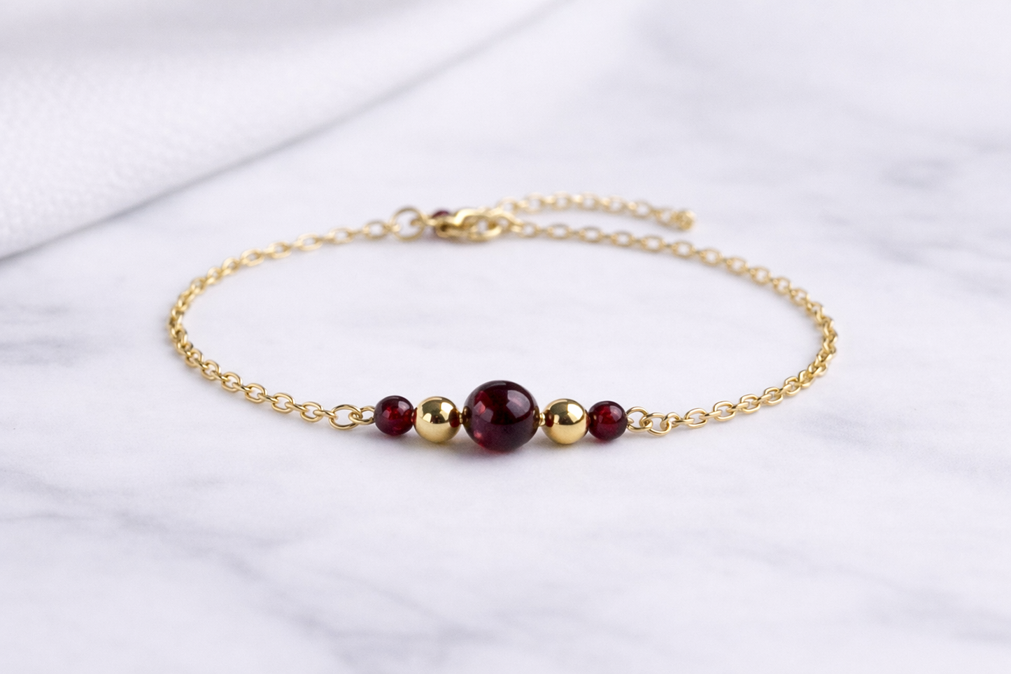 Scarlett’s Garnet Bracelet