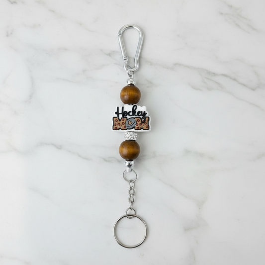 Hockey Mom Keychain