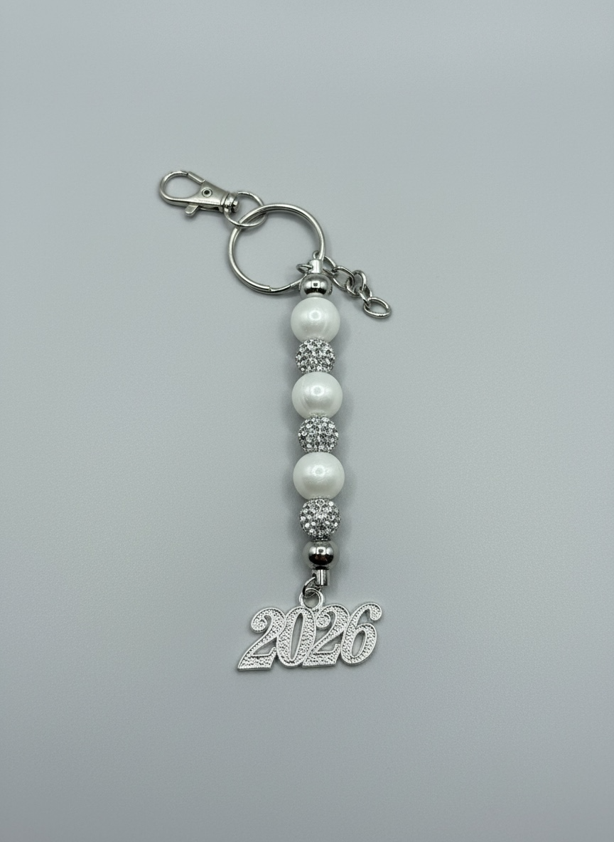 2026 Pearly Sparkle Keychain