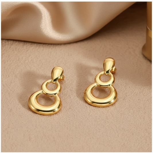 Elena Drop Stud Earrings