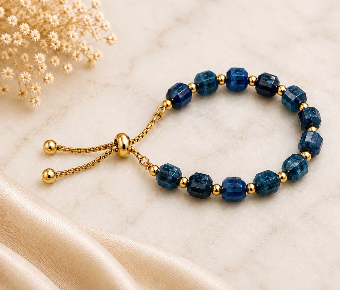 Azure Tide Adjustable Bracelet