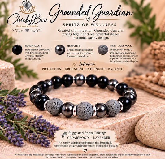 Grounded Guardian – Spritz of Wellness Bracelet