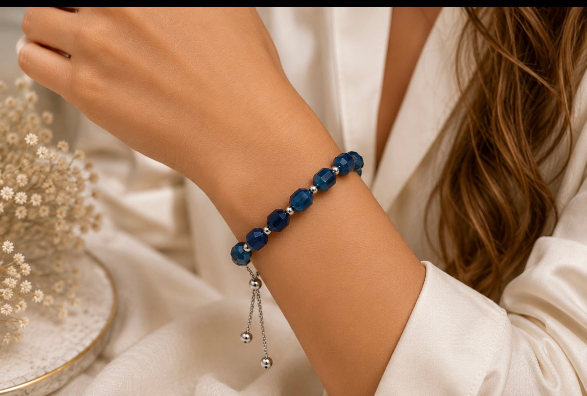 Azure Tide Adjustable Bracelet