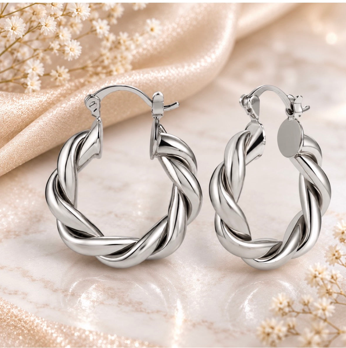 Monaco Twist Hoops