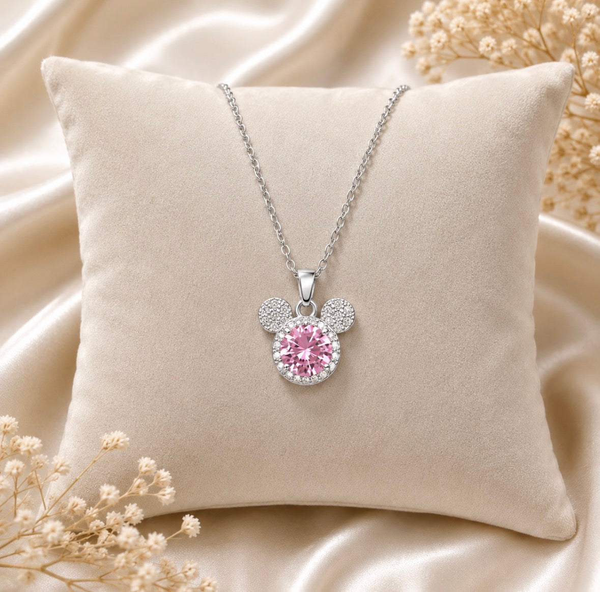 Pink Pixie Spark Necklace