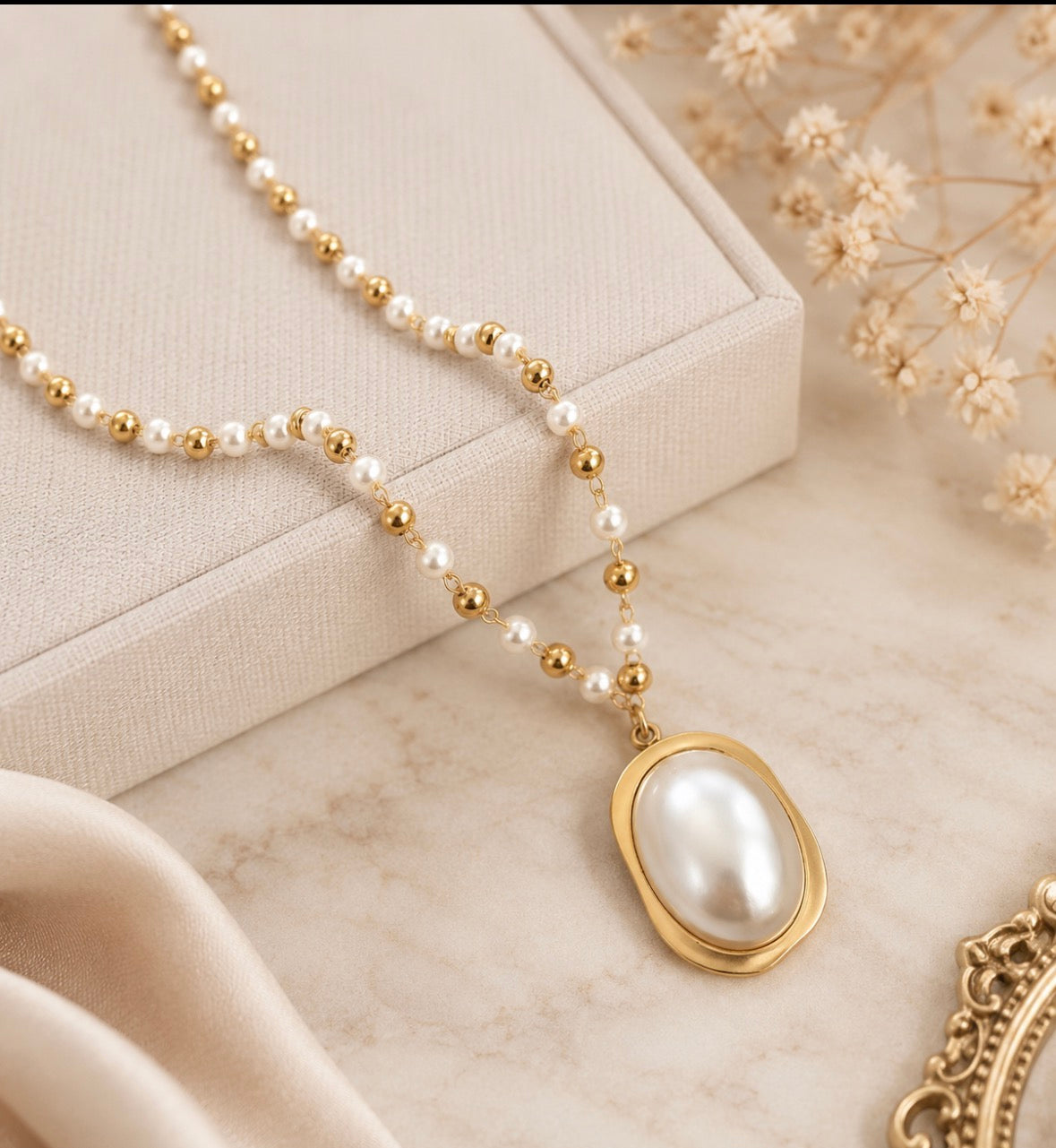 Camille Pearl Necklace