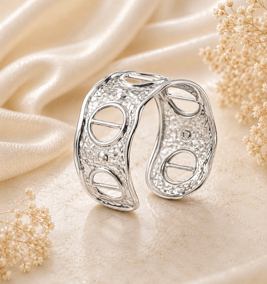 Orbit Open Cuff Bracelet