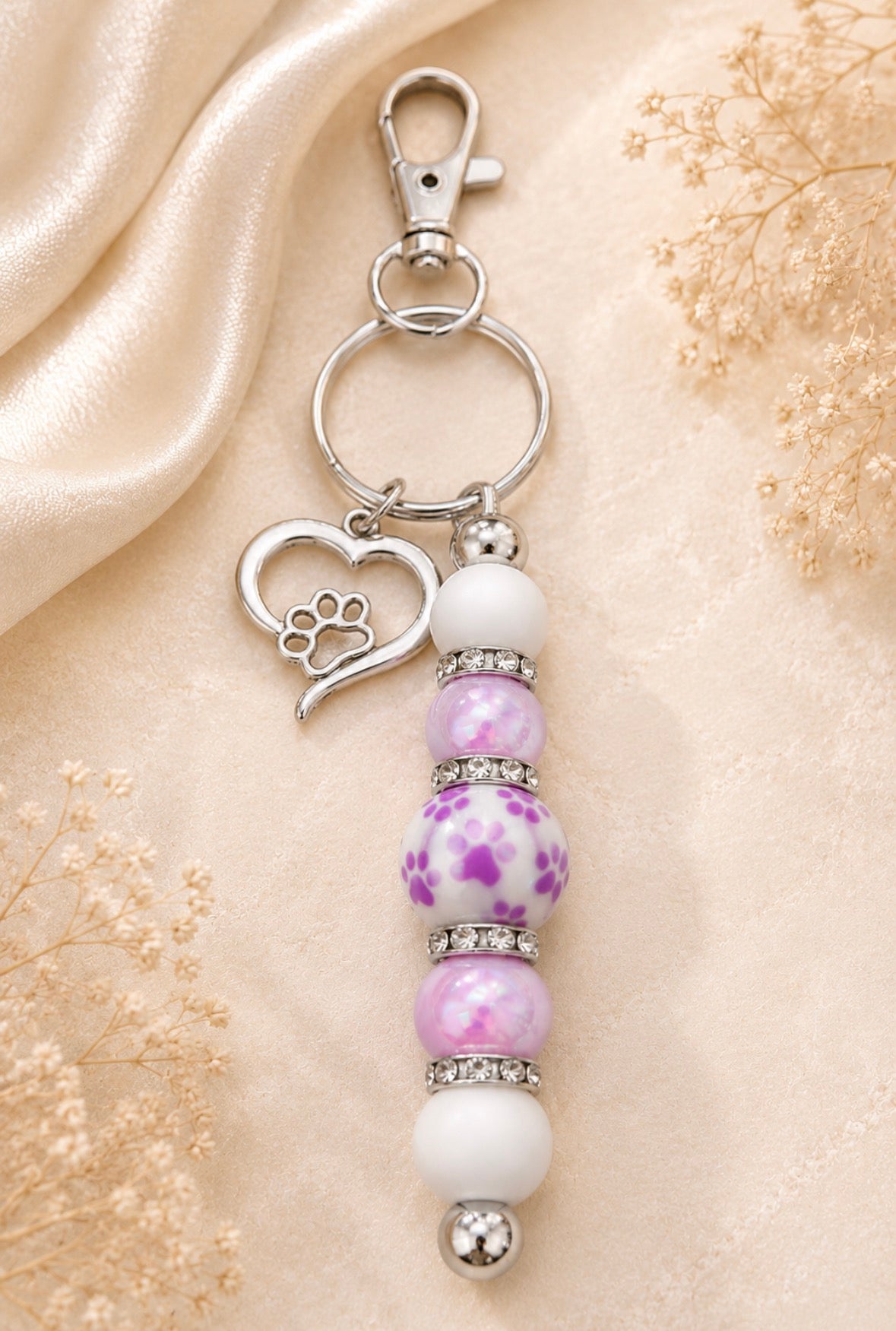 Pawsitive Vibes Keychain