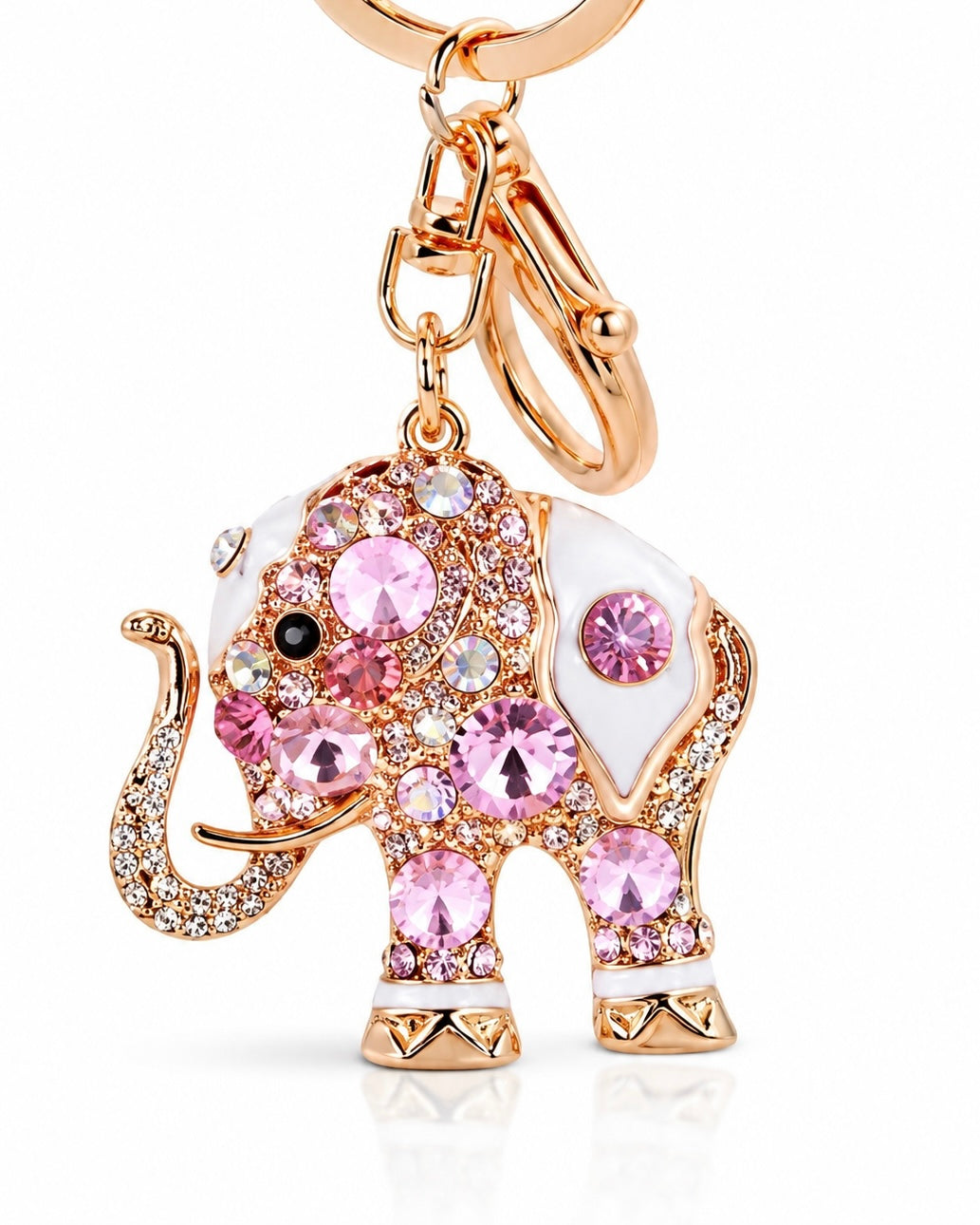 Rosé Wishes Elephant Keychain