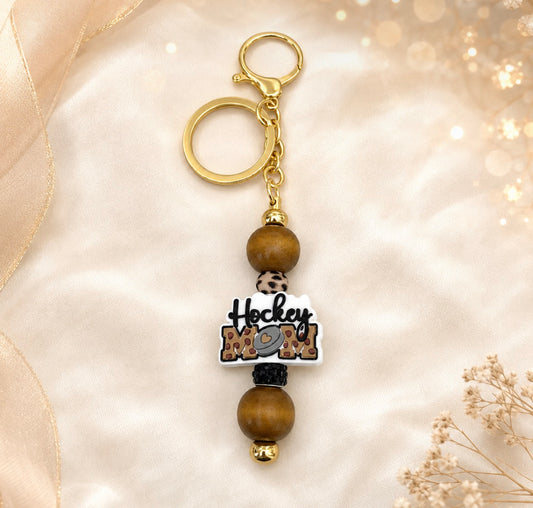 Rinkside Mom Keychain