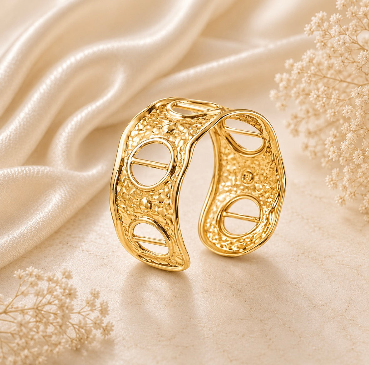 Orbit Open Cuff Bracelet