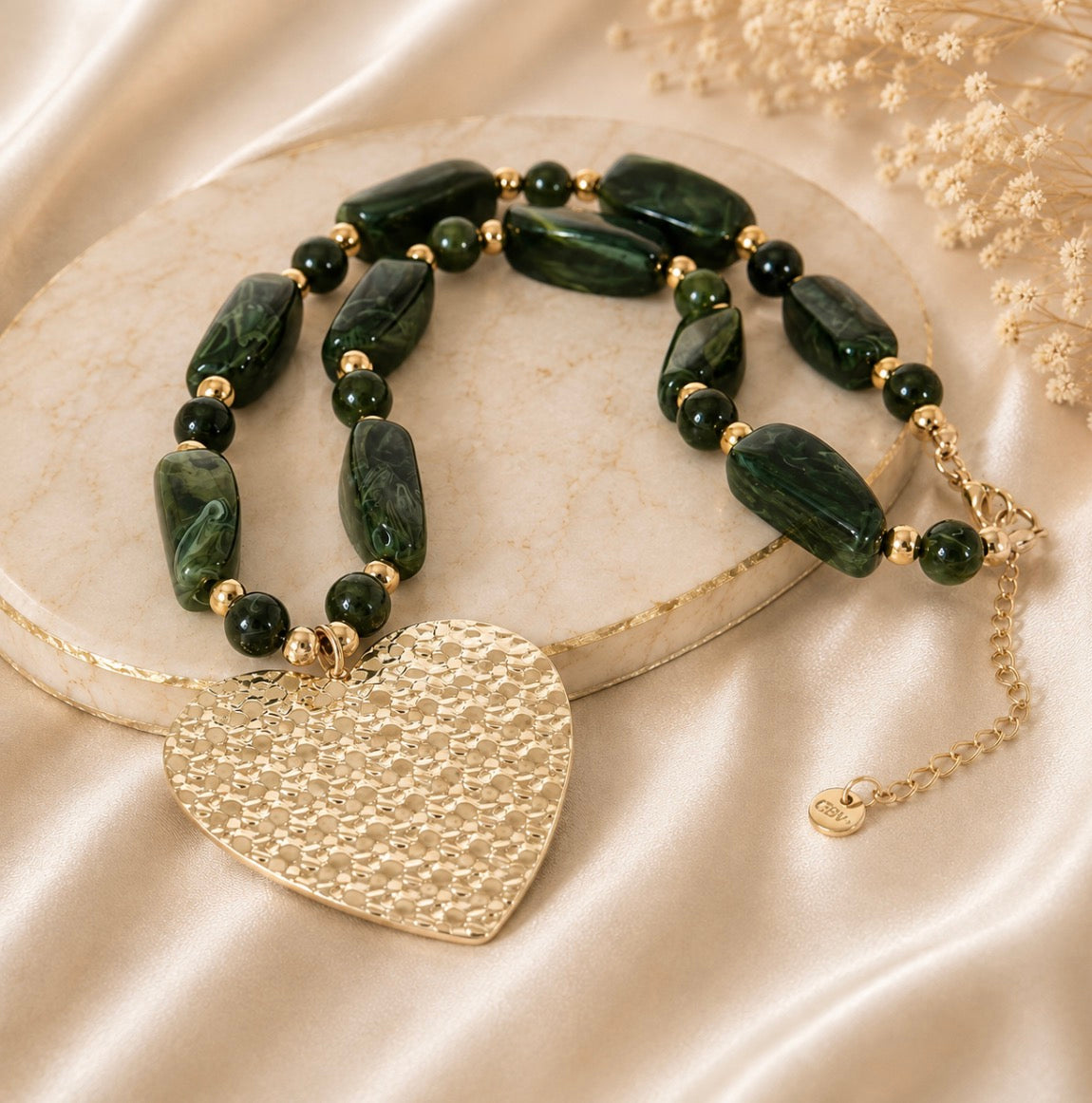 Evergreen Heart Necklace