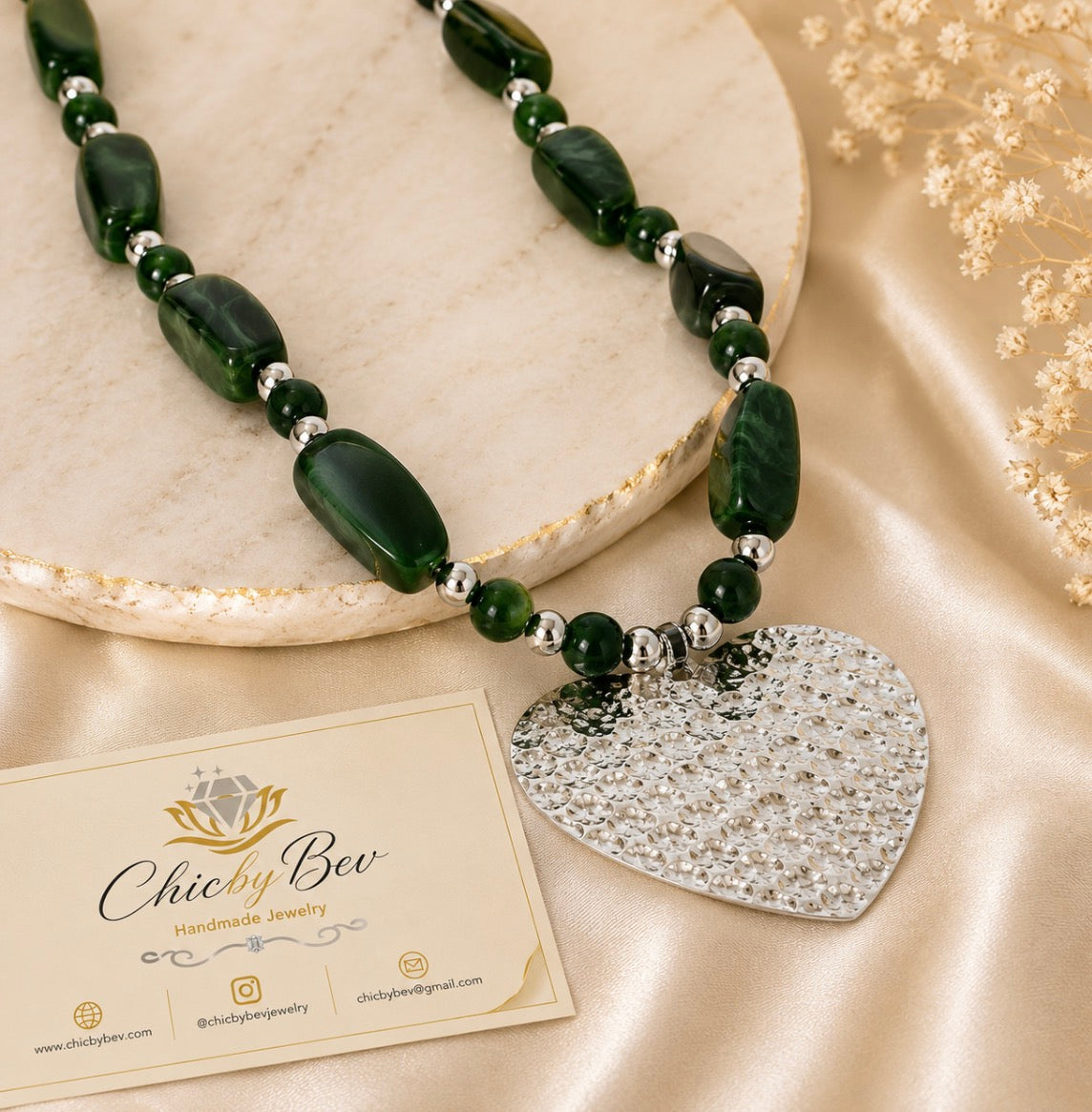 Evergreen Heart Necklace