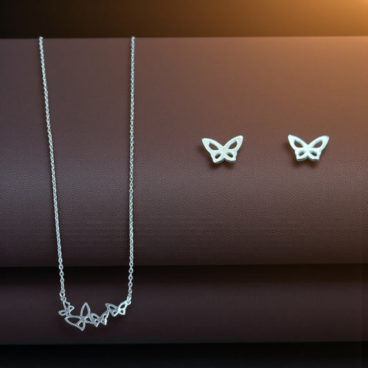 Emila Butterfly Jewelry Set