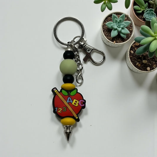 Teacher’s Pet Apple Keychain