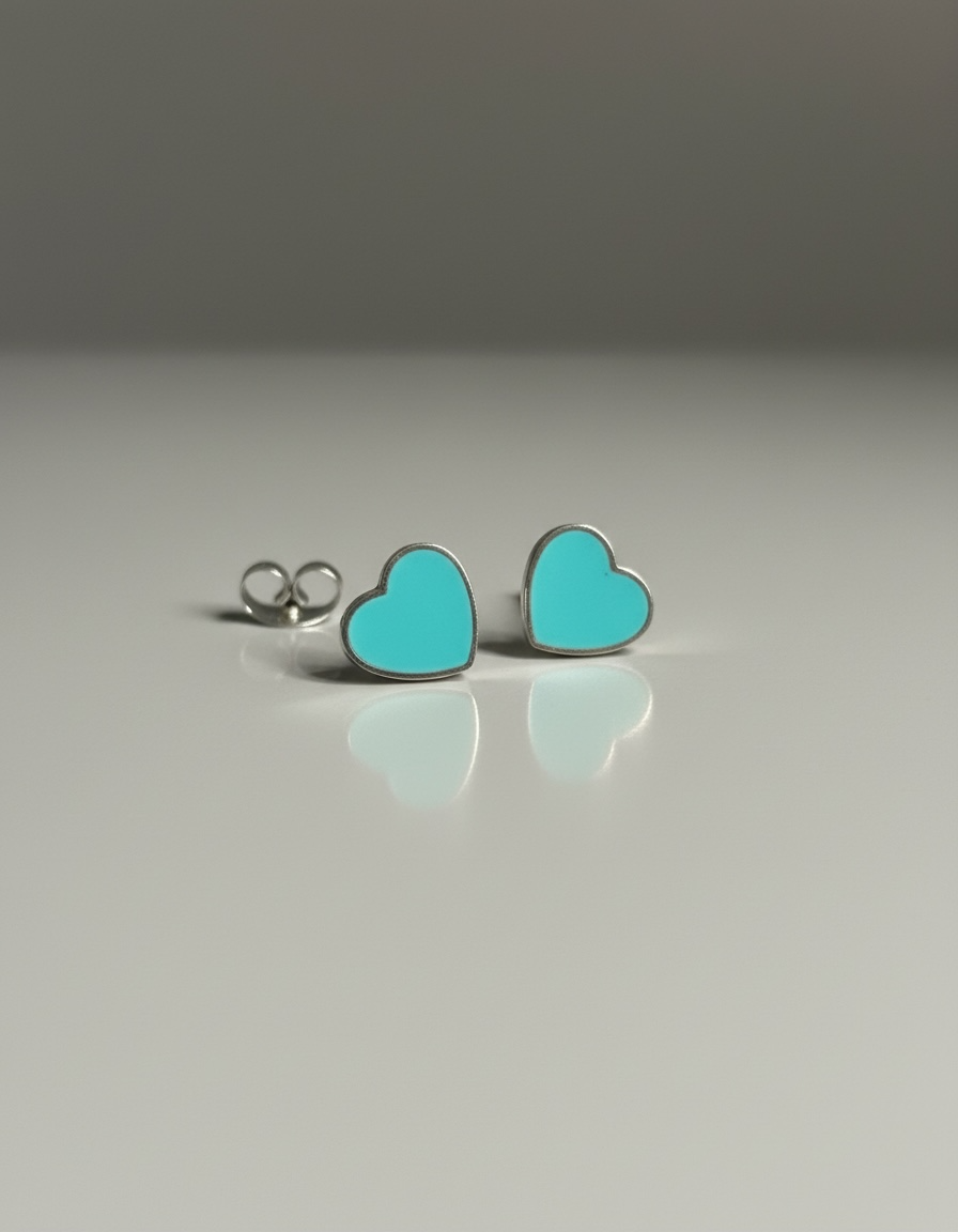Oceana Heart Stud Earrings