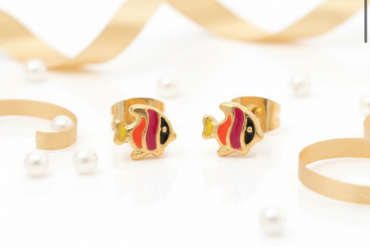 Sunny Reef Stud Earrings