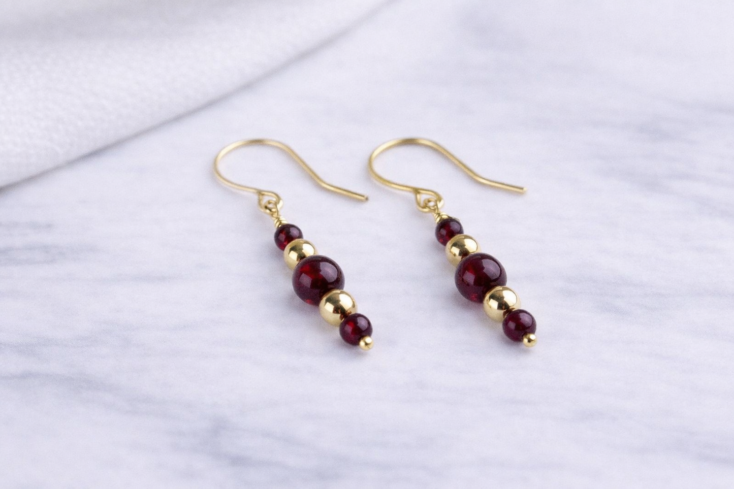 Scarlett Garnet Earrings