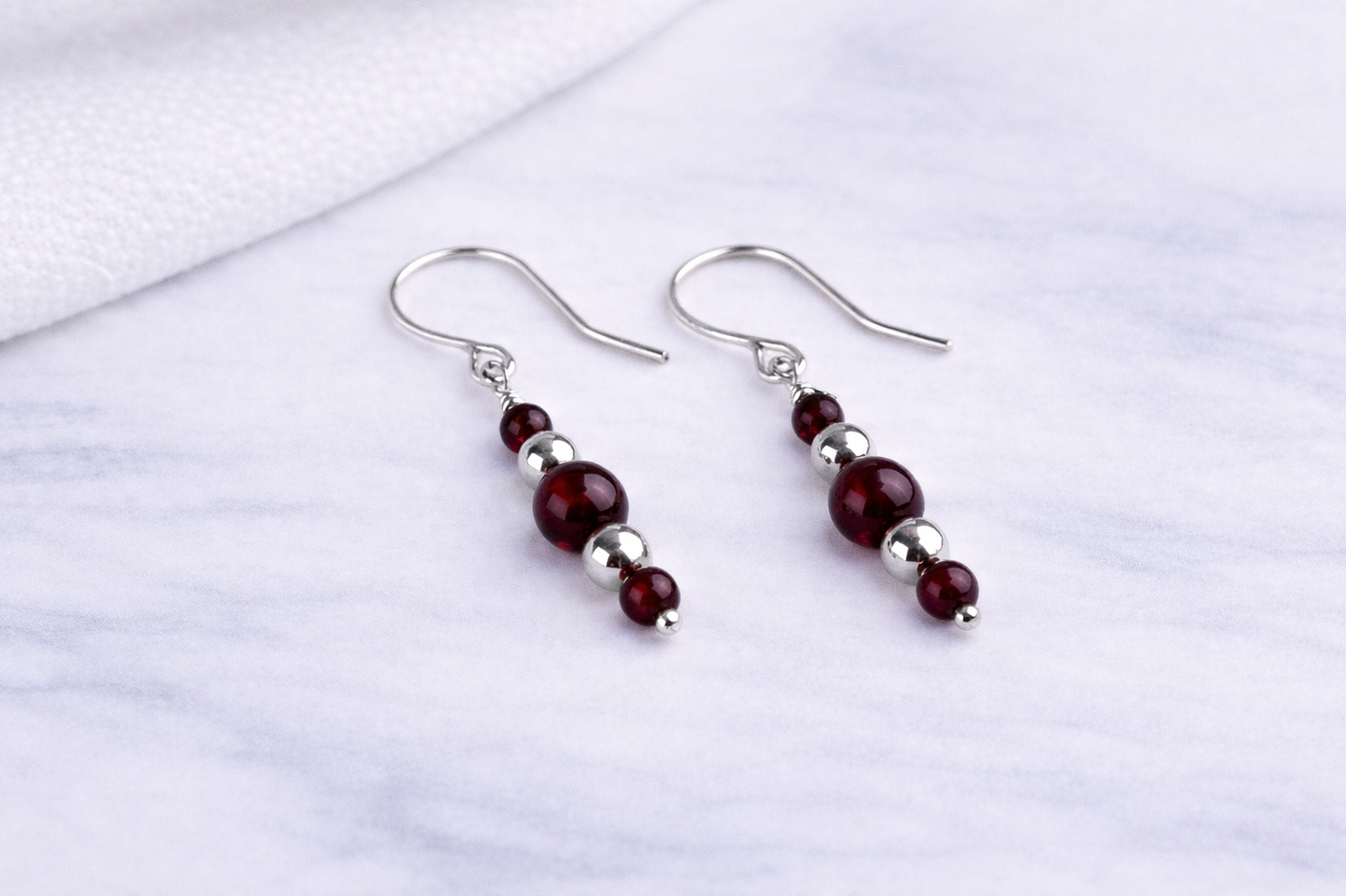 Scarlett Garnet Earrings