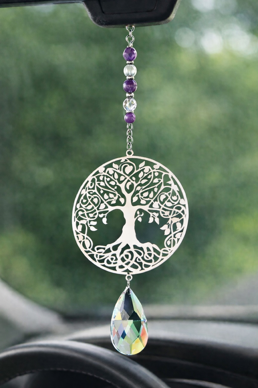 Lunara Clarity Tree of Life Car Charm