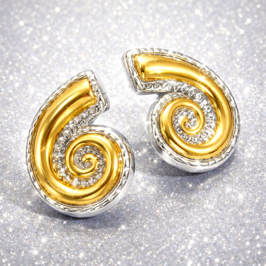 Aria Twist Studs