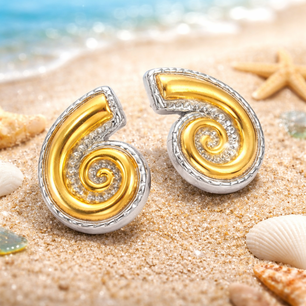Aria Twist Studs