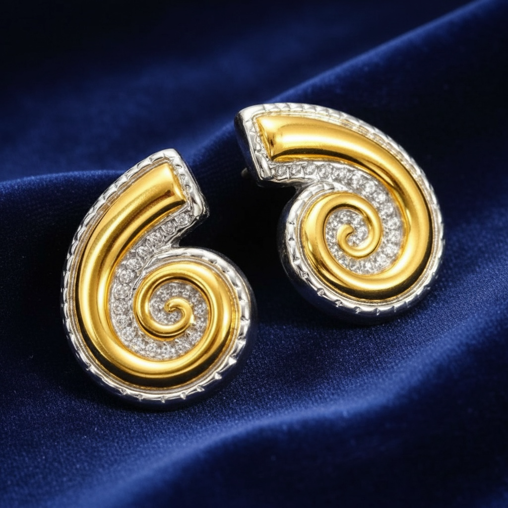 Aria Twist Studs