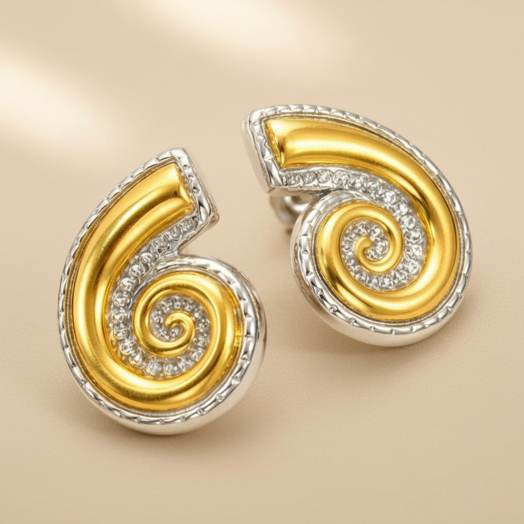 Aria Twist Studs