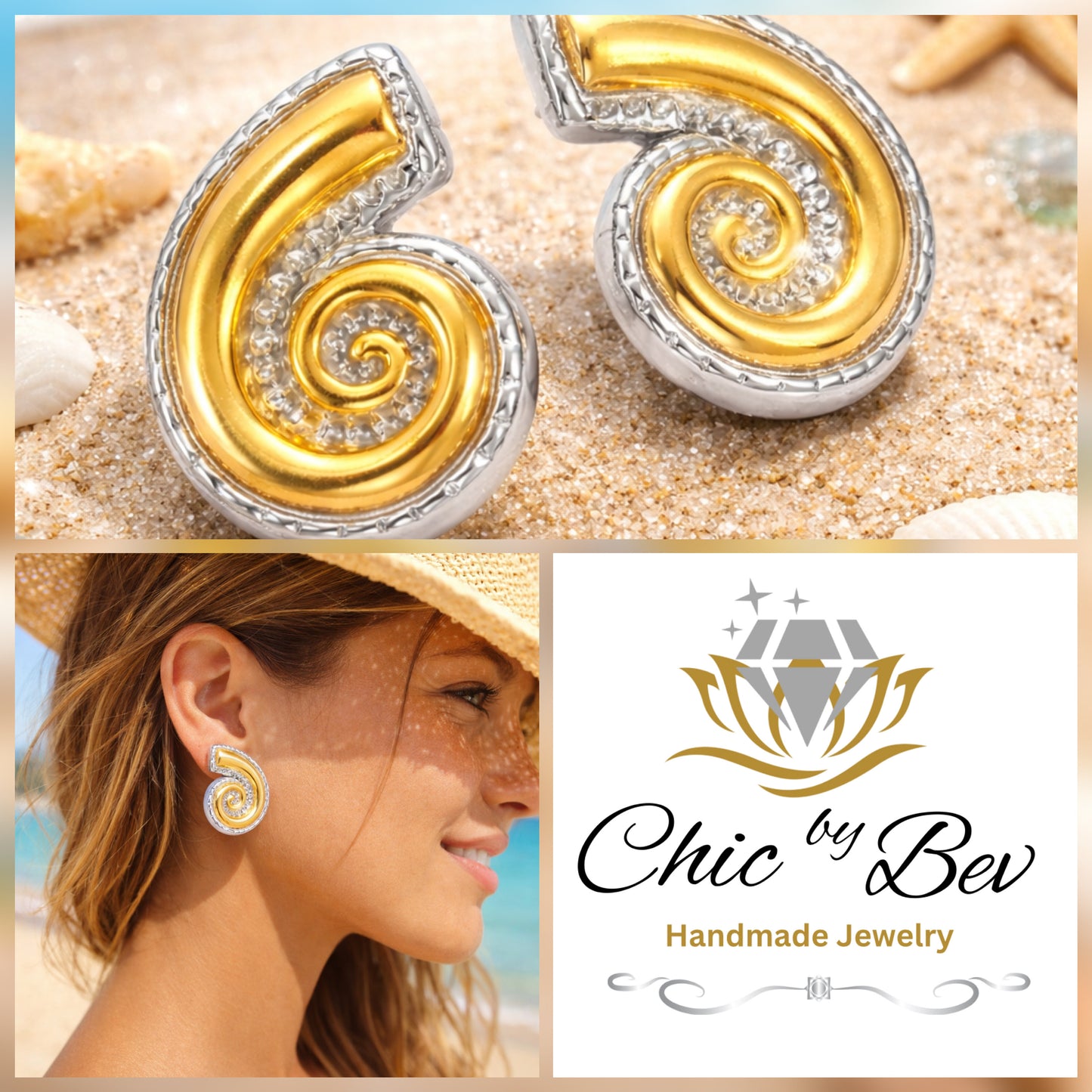 Aria Twist Studs