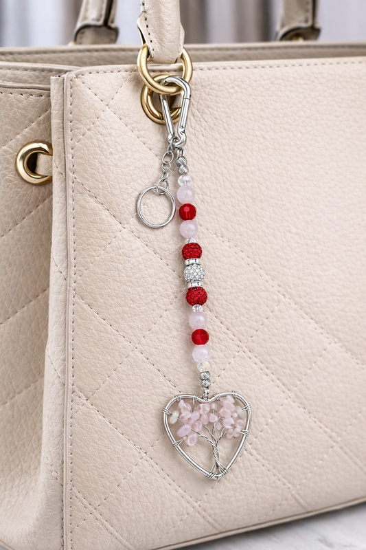 Rose Whisper Purse Charm