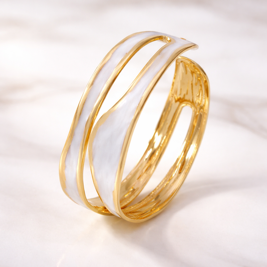 Capri Wave Cuff Bangle Bracelet