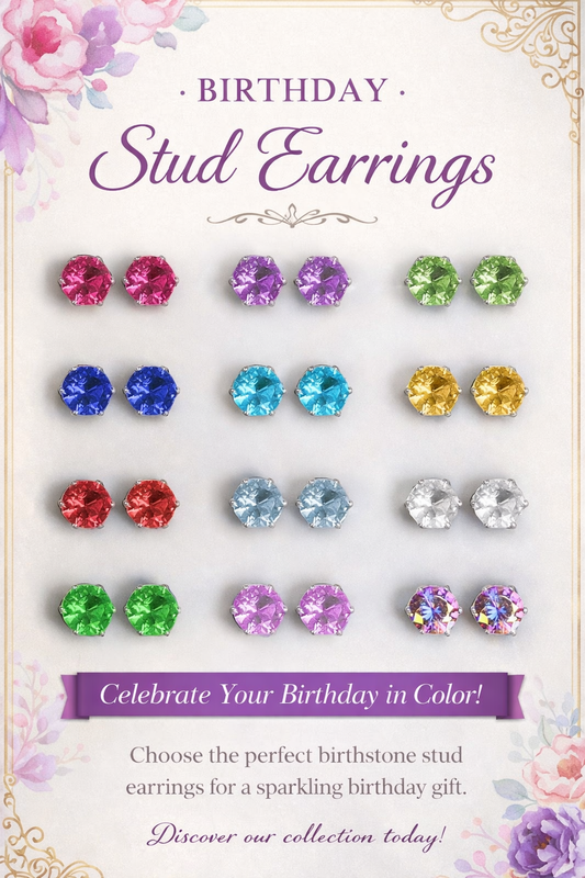 Argentina’s Happy Birthday Stud Earrings