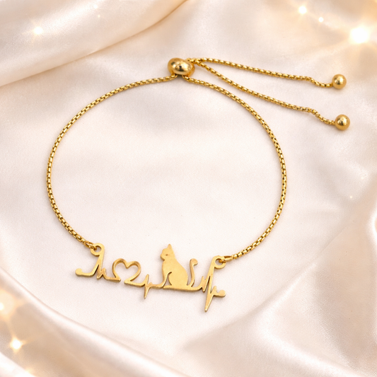 Purrfect Heartbeat Bracelet