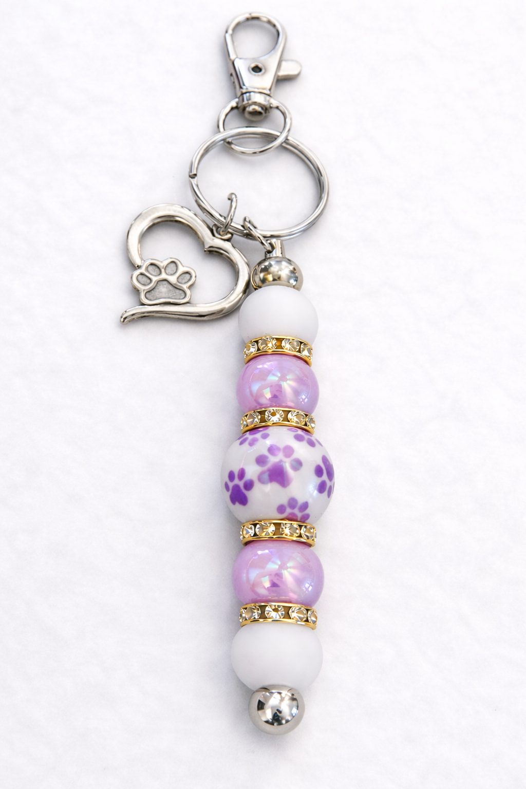 Pawsitive Vibes Keychain