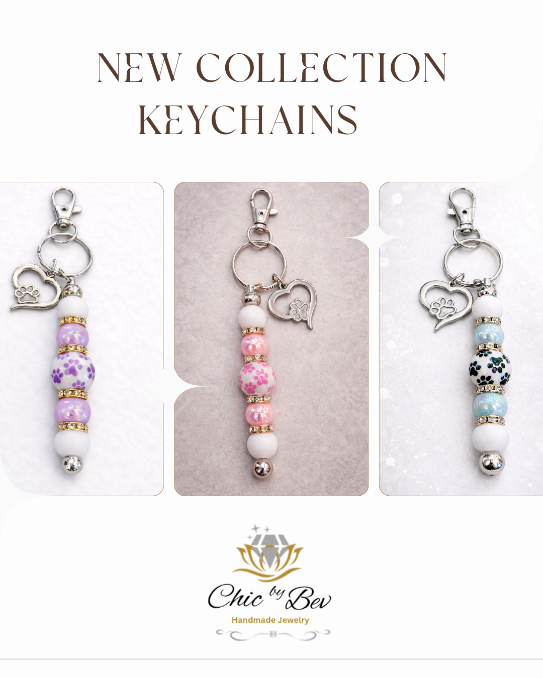 Pawsitive Vibes Keychain