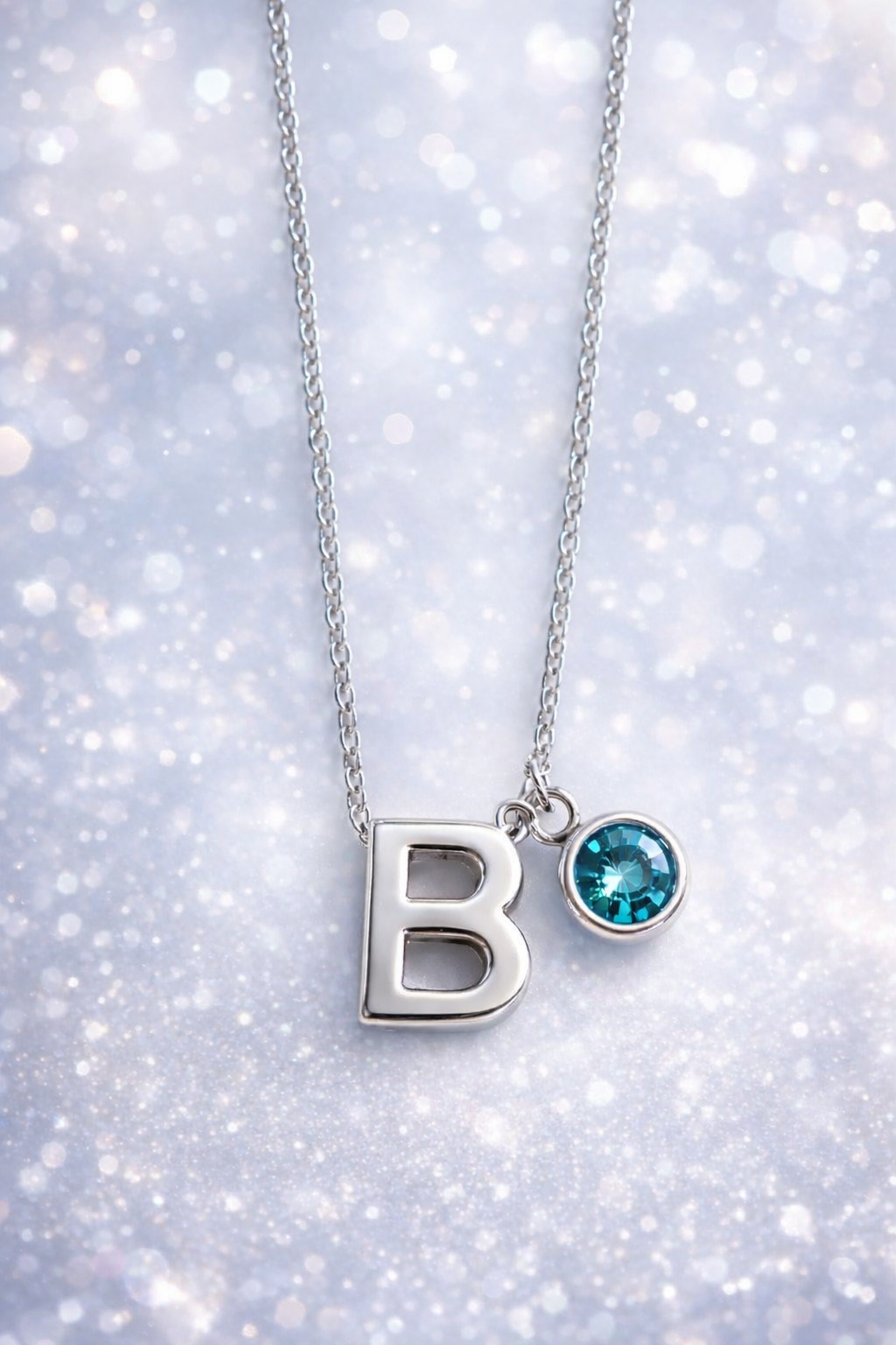 Glowstone Initial Necklace