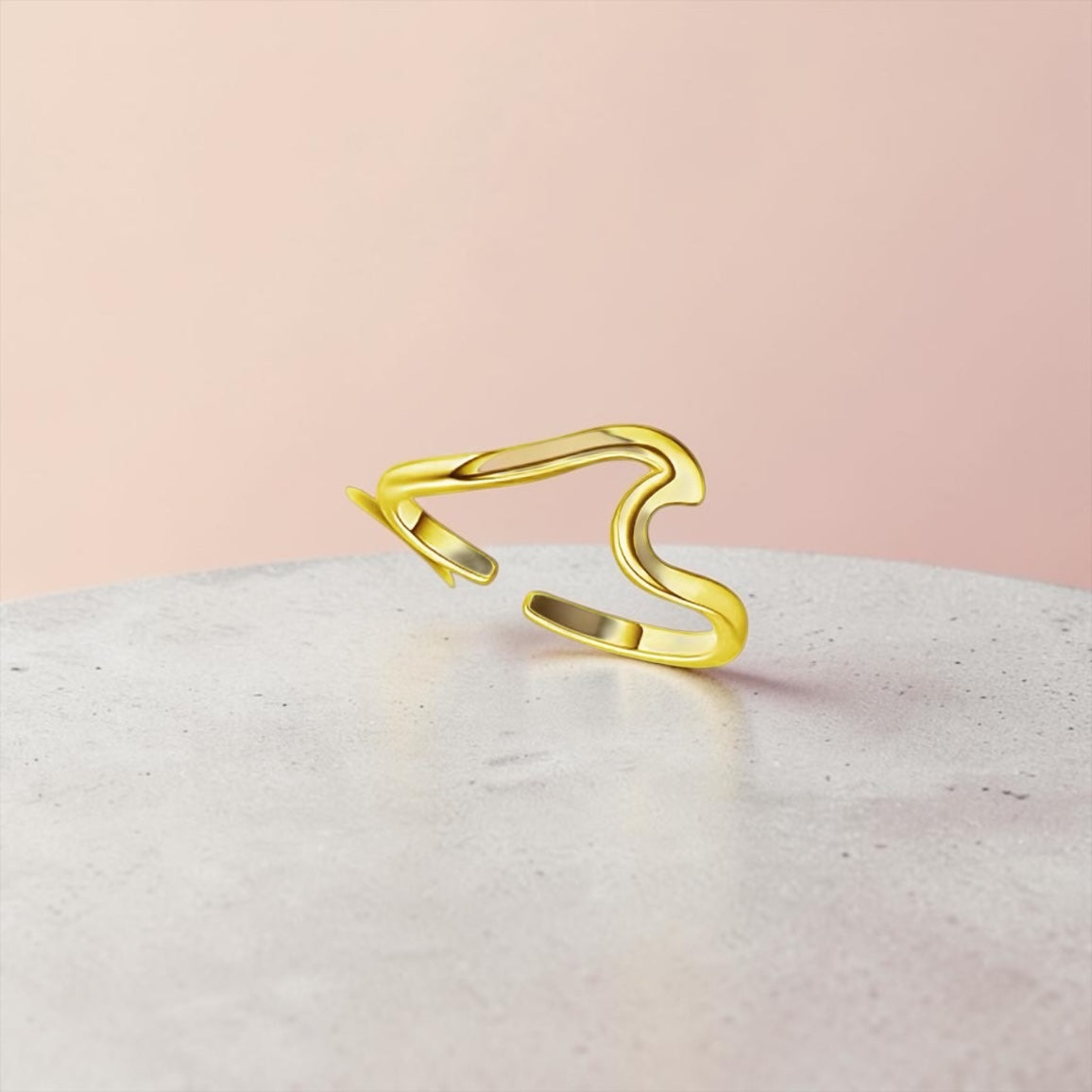 Lunelle Barefoot Wave Toe Ring