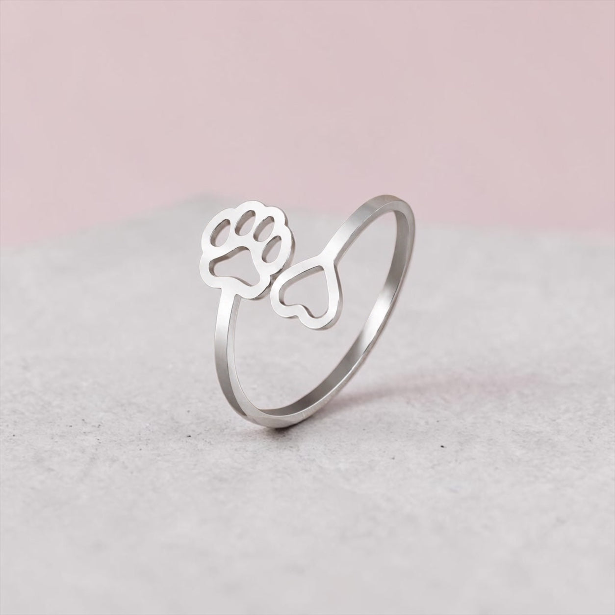 Pawprint Promise Ring