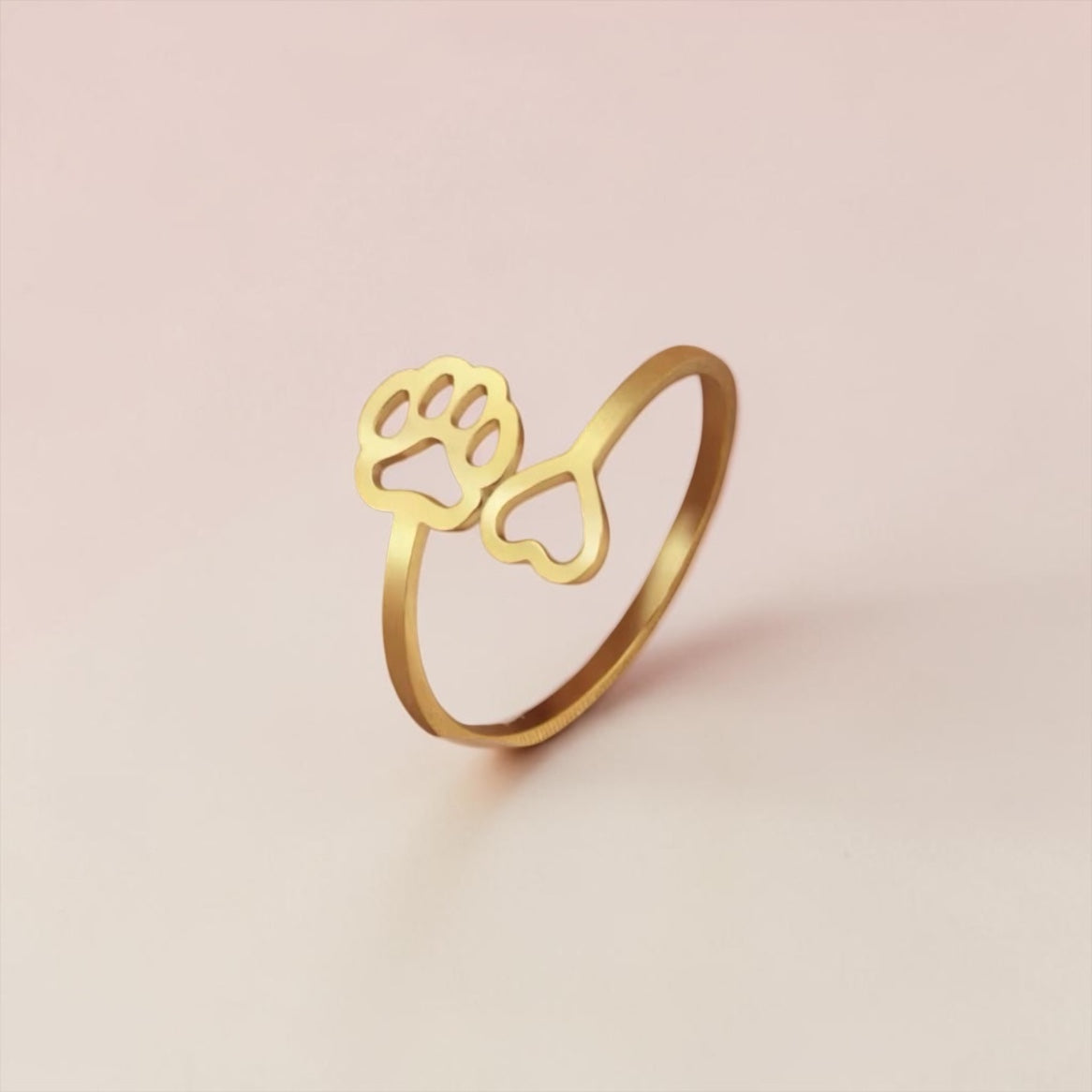 Pawprint Promise Ring