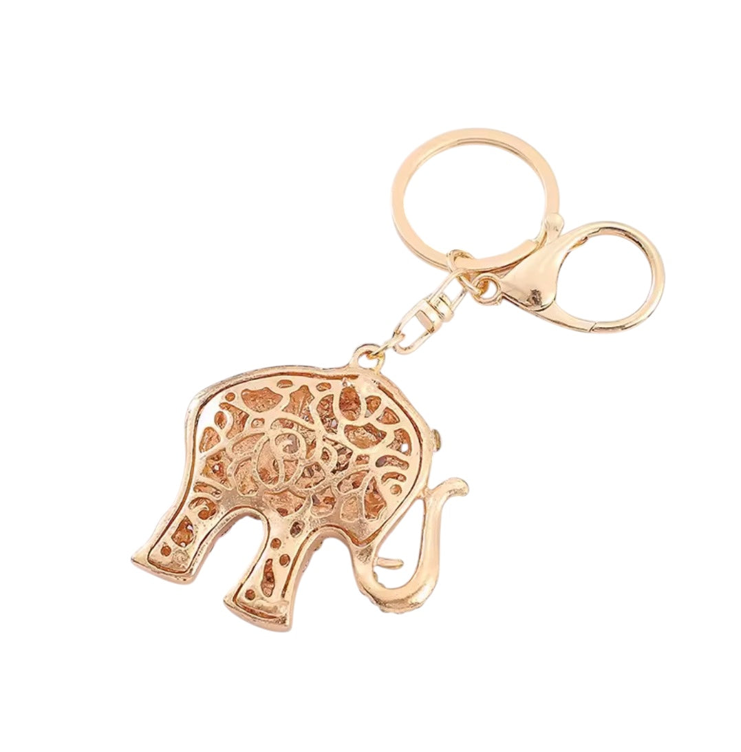 Rosé Wishes Elephant Keychain