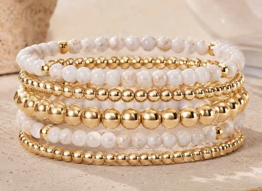 Golden Harmony Bracelet Stack