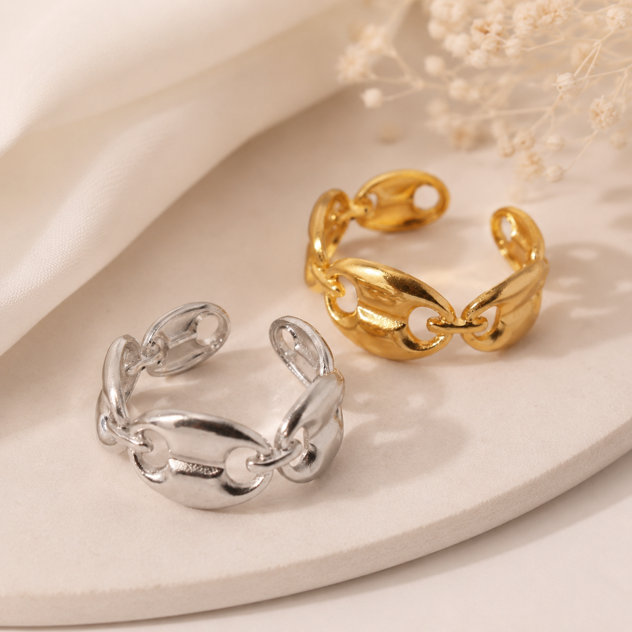 Marina Link Adjustable Ring
