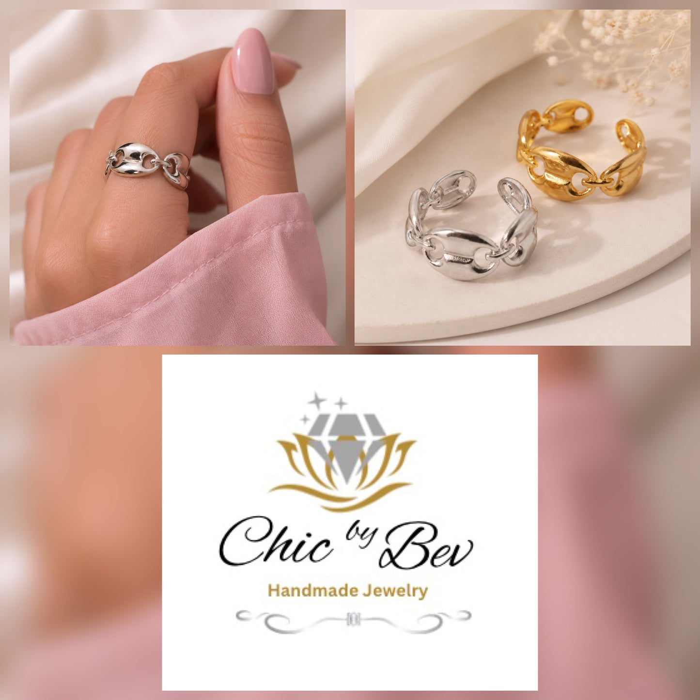 Marina Link Adjustable Ring