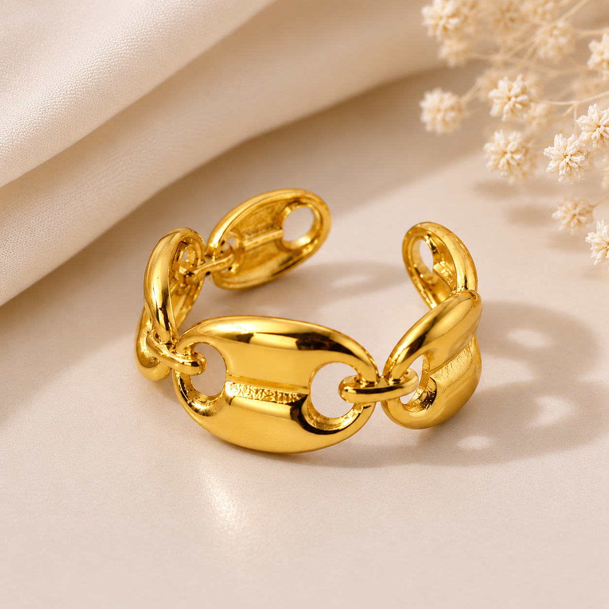 Marina Link Adjustable Ring
